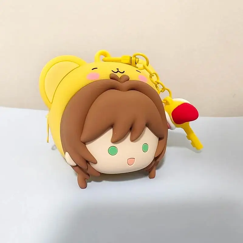 Фото В наличии: новый силиконовый чехол для наушников Cardcaptor Sakura Kero, милый портативный чехол для хранения, аксессуар для коллекционеров аниме. №1