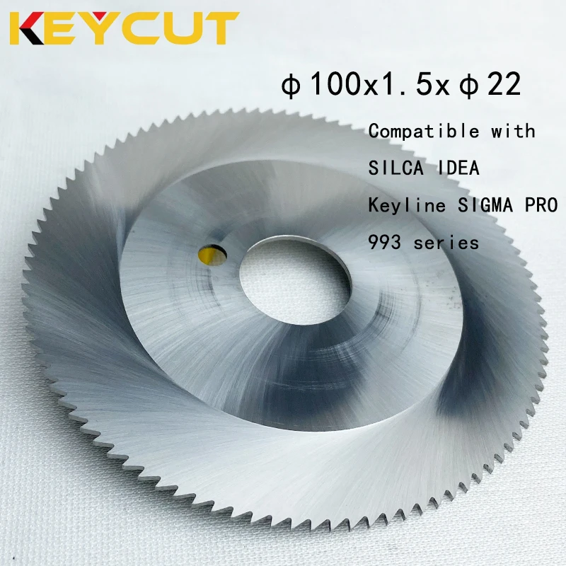 Резак для ключа 100x1 5x22 мм WSPL1 5 подходит SILCA IDEA KEYLINE SIGMA PRO 993 серии ключевые машины