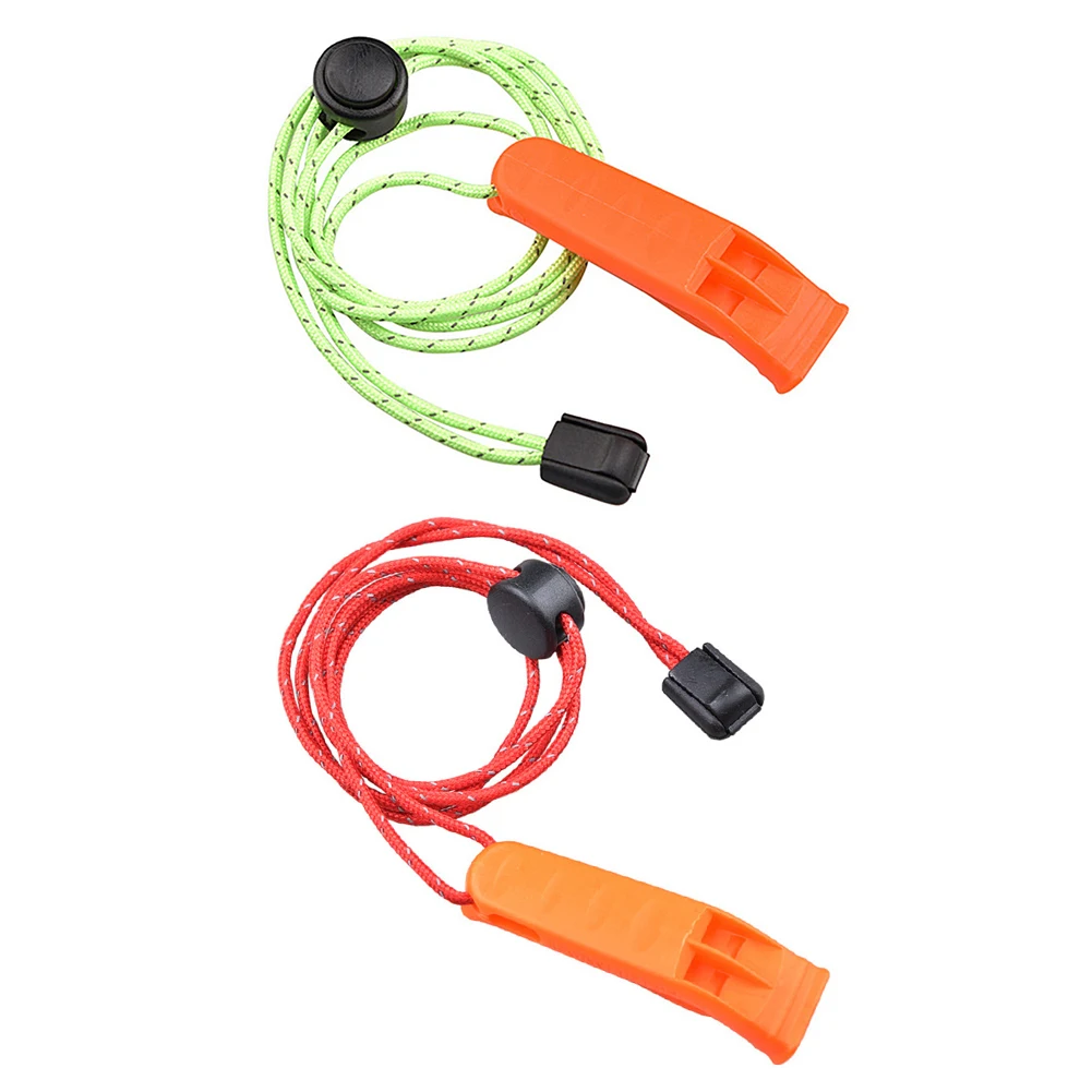 

1-10Pcs Emergency Loud Whistle Outdoor Camping Hiking Survival Rescue Whistle Sports Match Double Pipe Dual Band Whistles
