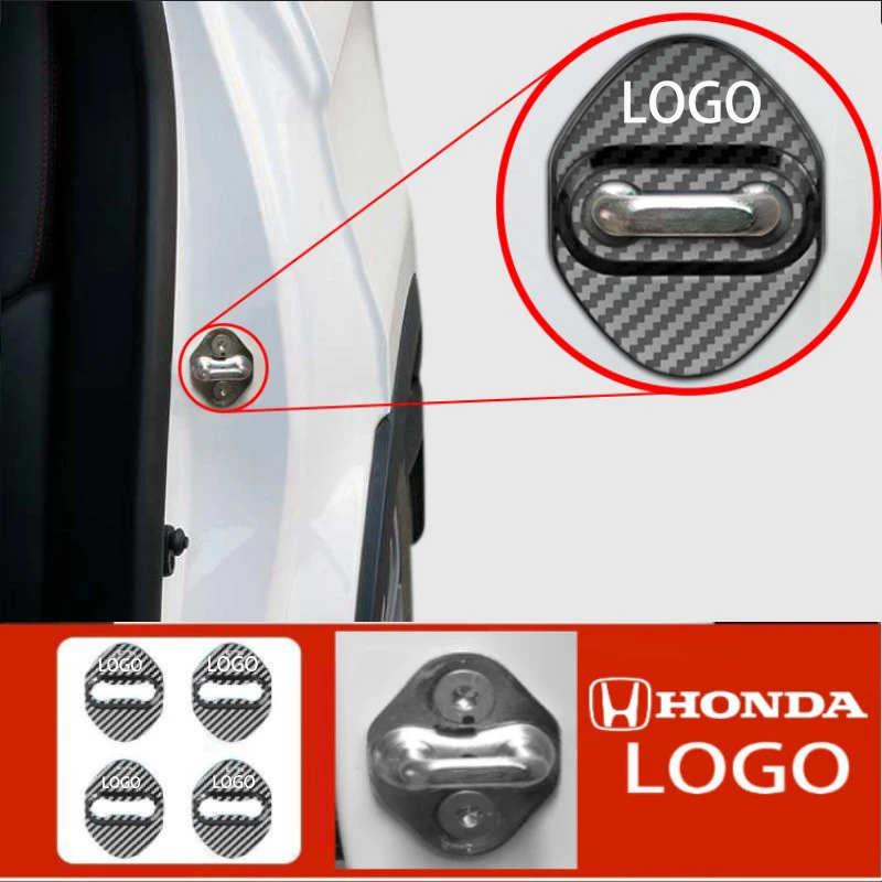 

4 шт., защитный чехол для автомобильного замка Honda Civic Accord City Crlder