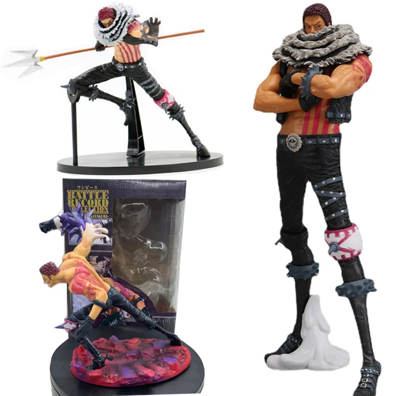 

17-25cm Charlotte Katakuri Three Styles Action Figure One Piece Anime Model Standing Position Combat Form Handicraft Collectible