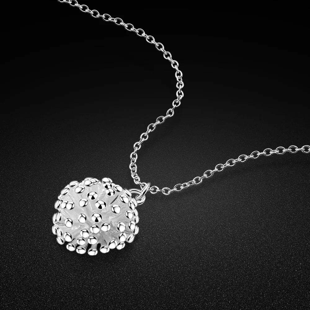 Ожерелье с подвеской в виде одуванчика женское ожерелье из стерлингового