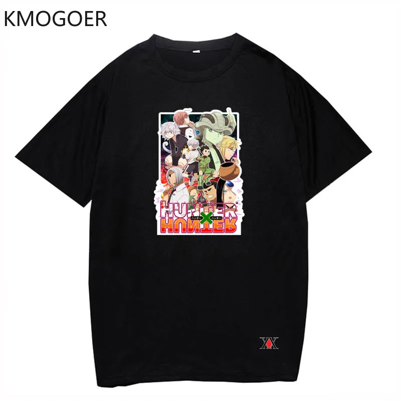 

Модные хлопковые дышащие мужские и женские футболки Hunter X Hunter, Прямая поставка, Футболки унисекс для подростков, большие размеры, лето