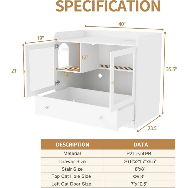 Мультяшная арена oculta con cajón и фистальная fugas lavadero casa madera para gatos