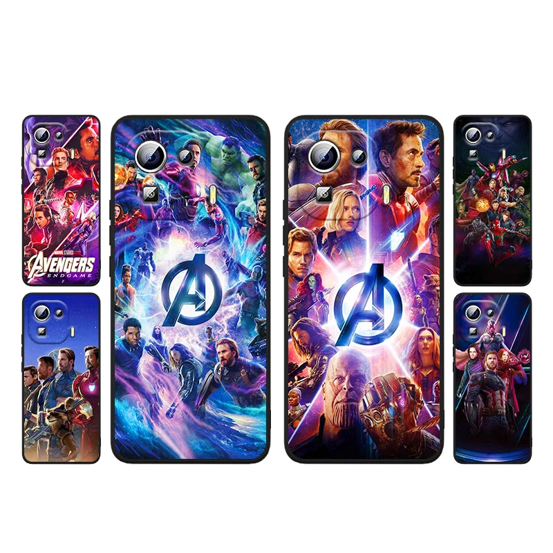 

Marvel Avengers Heroes Phone Case Xiaomi Mi 12 12X 11T 11 11i 10i 10T 10S Note 10 9 Lite Ultra 5G Silicone TPU Cover