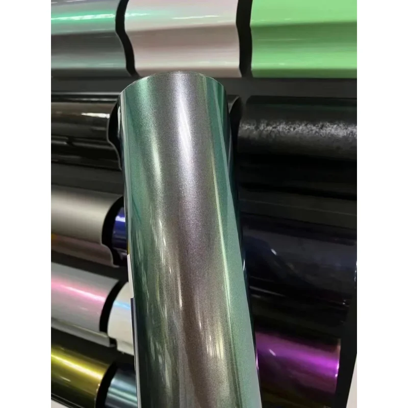 Полностью Автомобильная виниловая пленка блестящая пленка-Хамелеон