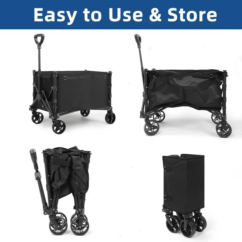 Складной вагон фунтов сверхмощный предмет эксплуатации для пляжа с колесами 120 л