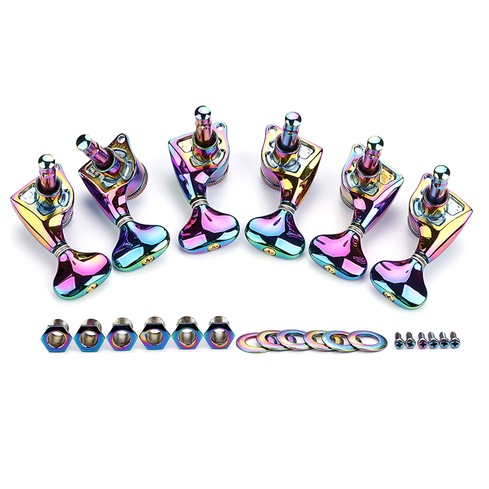 6 шт. 3R 3L разноцветные колышки для электрогитары музыкальные инструменты детали