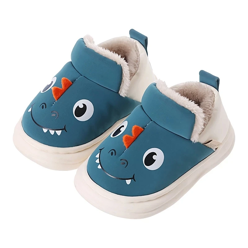 Cute Home Slipper for Children Kawaii Dinosaur Cartoon Cheap Sandals for Boy Girls Winter Child Indoor Slipper Baby Cotton Shoes enlarge