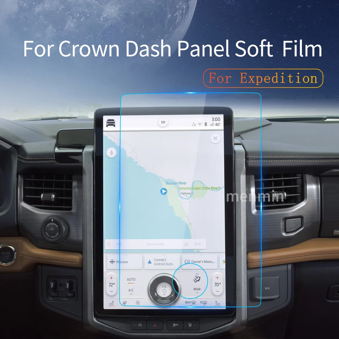 

Car Sticker Screen Protector For Carplay Ford Expedition 2015 2022 Display Tempered Glass Protective Film Navigation Accessories