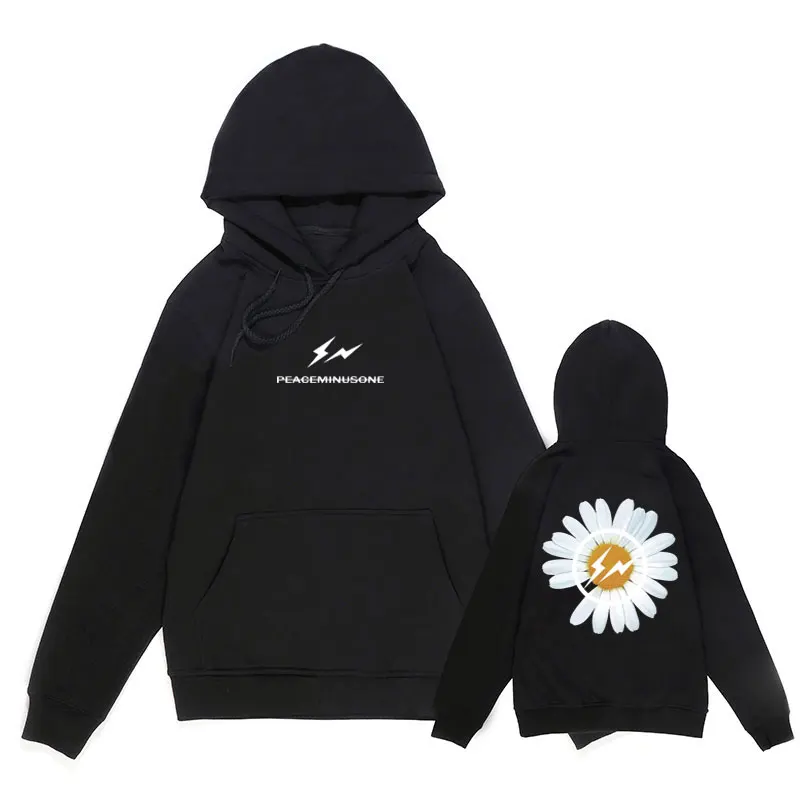 

Street Wear Bigbang Gdragon Hoodies Peaceminusone Hoodie GD Peaceminusone Sweatshirts Daisy Logo Print Pullovers Sweatshirt