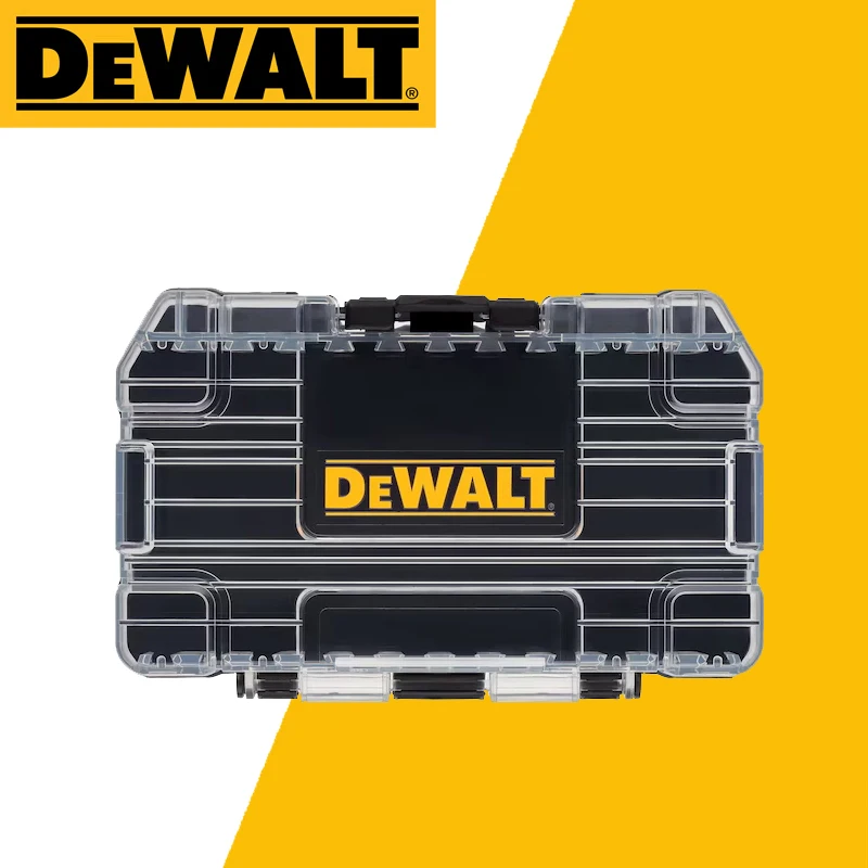 

DEWALT TSTAK Прочный чехол, черный, средний, штабелируемый, съемный, пылезащитный, аксессуары для сверл 148*85*40 мм, ящик для хранения инструментов