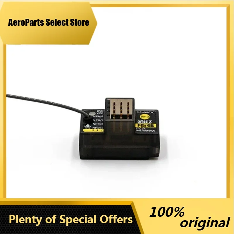 Фото AeroParts1pcs новый улучшенный 4-канальный передатчик FLYSKY FGR4B Mini для пультов дистанционного управления NB4 NB4PRO №1