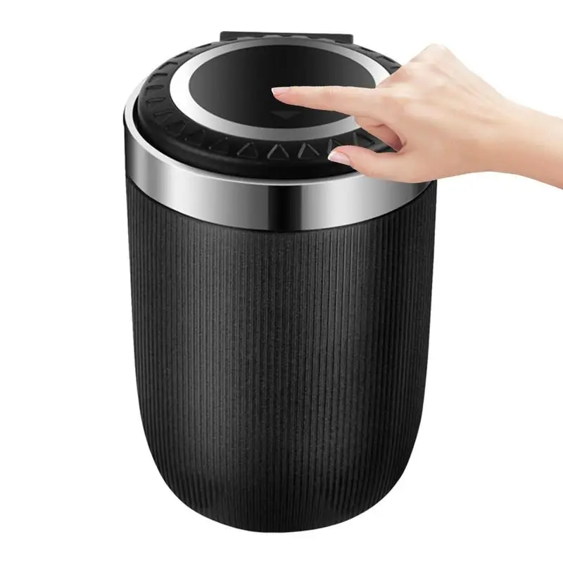 

Car Ashtray With Led Light Easy Clean Up Detachable Car Ashtrayswith LED Blue Light For Automobiles Ash Tray For Bedroom Office
