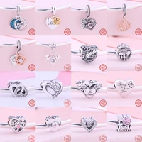 2022 new 925 silver charm forever warm family love mom diy beads fit original pandora charms bracelets mothers day gift jewelry