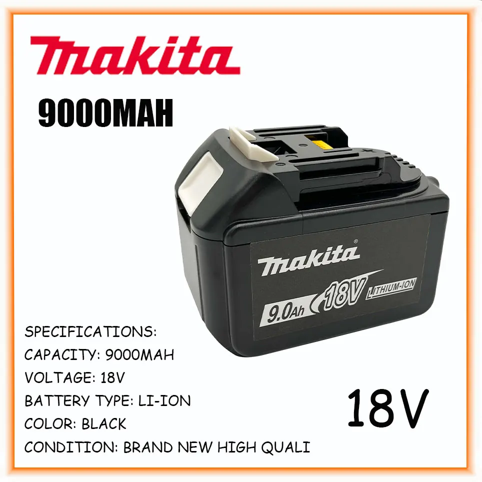 

9.0Ah 18V Replacement Makita 18V Battery BL1830 BL1830B BL1840 BL1840B BL1850 BL1850B rechargeable battery indicateur LED