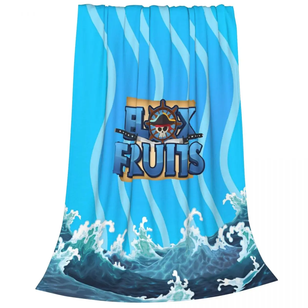 Одеяло с логотипом B-Blox Fruits фланелевое потрясающее дышащее одеяло для покрытия