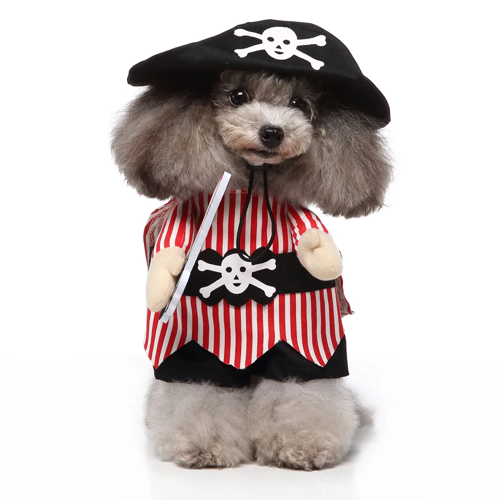 

Смешной пиратский нож для костюмы для Хэллоуина для собак, аксессуар для маленького, среднего, большого одежда для домашних животных, собак