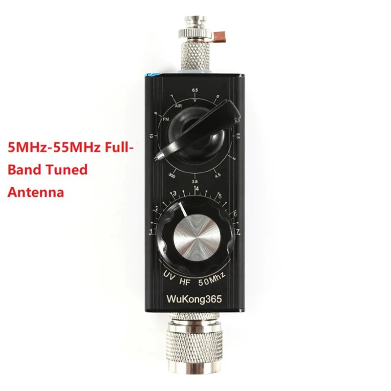 

New Mini-ANT 20W QRP Full Band HF Antenna 5Mhz-55Mhz Tuner With M4 Male Connector Antenna For Transmit And Receive