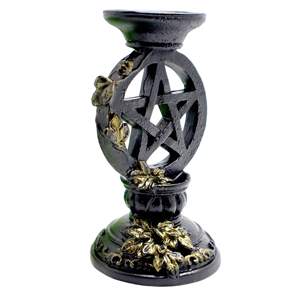 

Crystalstand Holder Base Sphere Decor Displayvintage Desktop Pentagram Globe Ornament Statuerack Marble Resin Chic Home Gothic