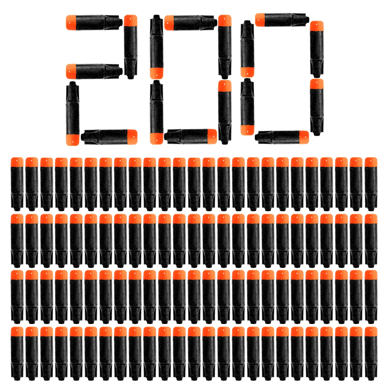 

New 200PCS-Dart Black Bullets for Nerf Ultra Refill Pack The Ultimate In Dart Sniper Blasting Game Compatible Only Ultra Blaster
