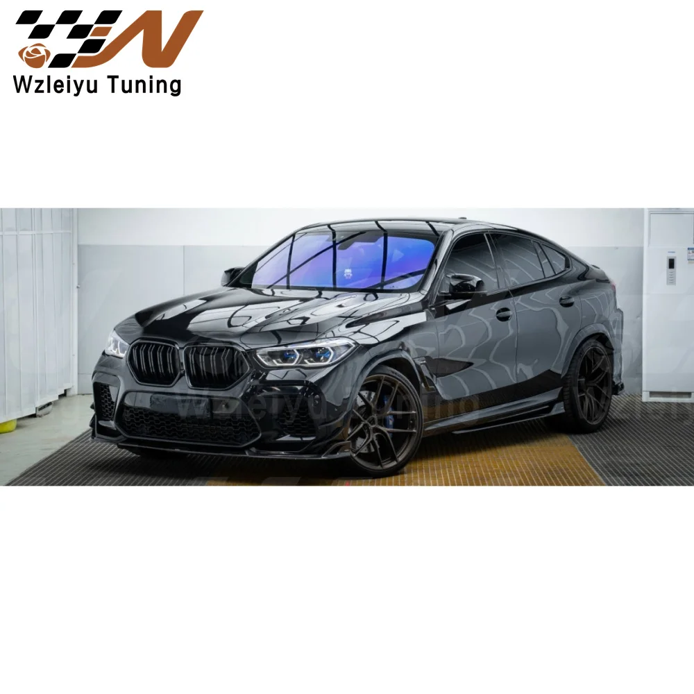 Новый стильный комплект для тела из углеродного волокна подходит BMW F96 X6M передняя