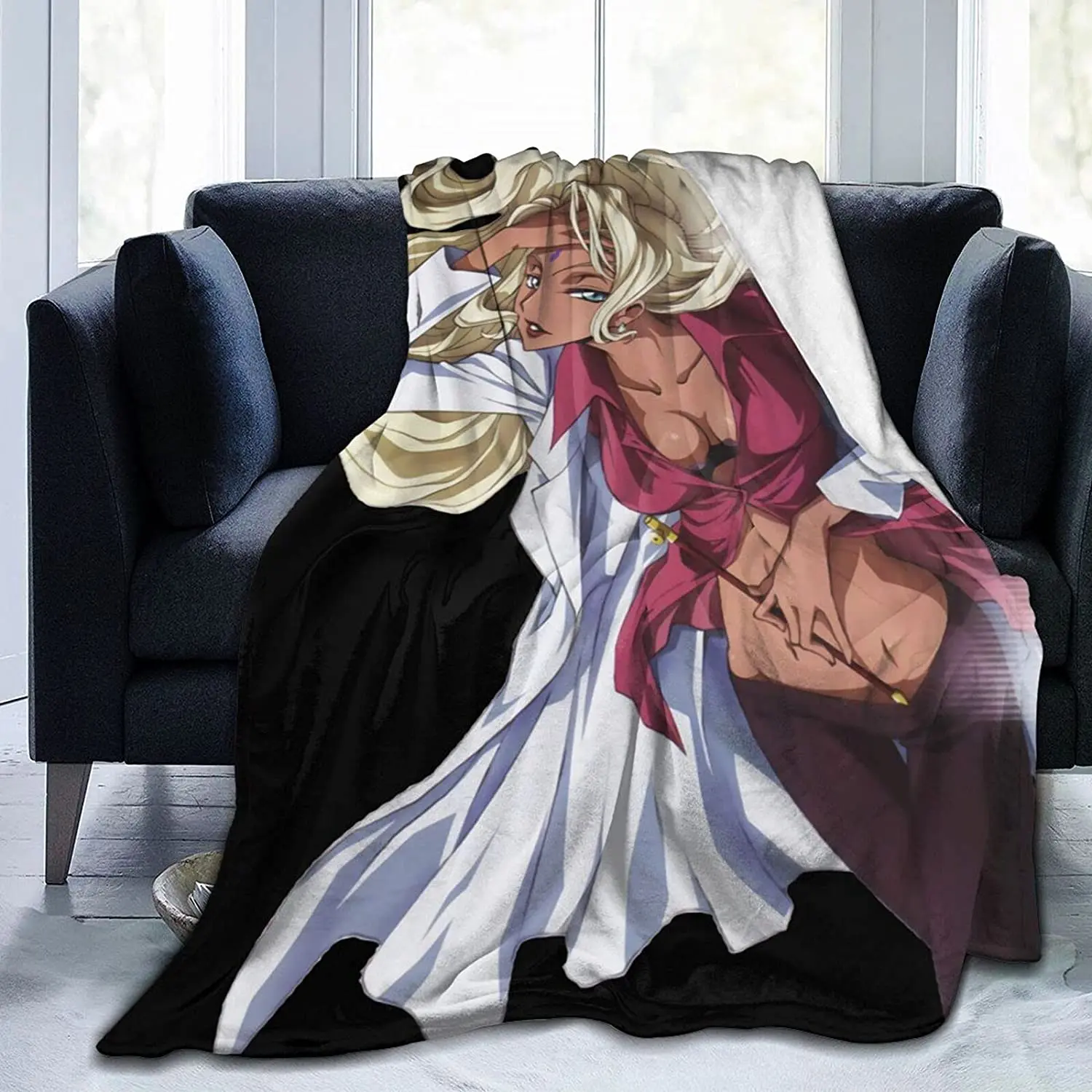 

Rakshata Chawla Fluffy Soft and Comfortable Blanket, Anime Warm Embrace of Sympathy