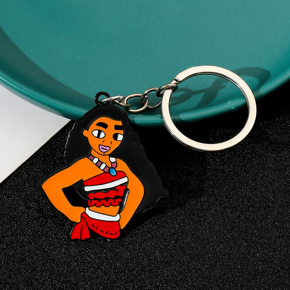 Брелок с подвеской из мультфильма Диснея Моана Мауи модный брелок для ключей