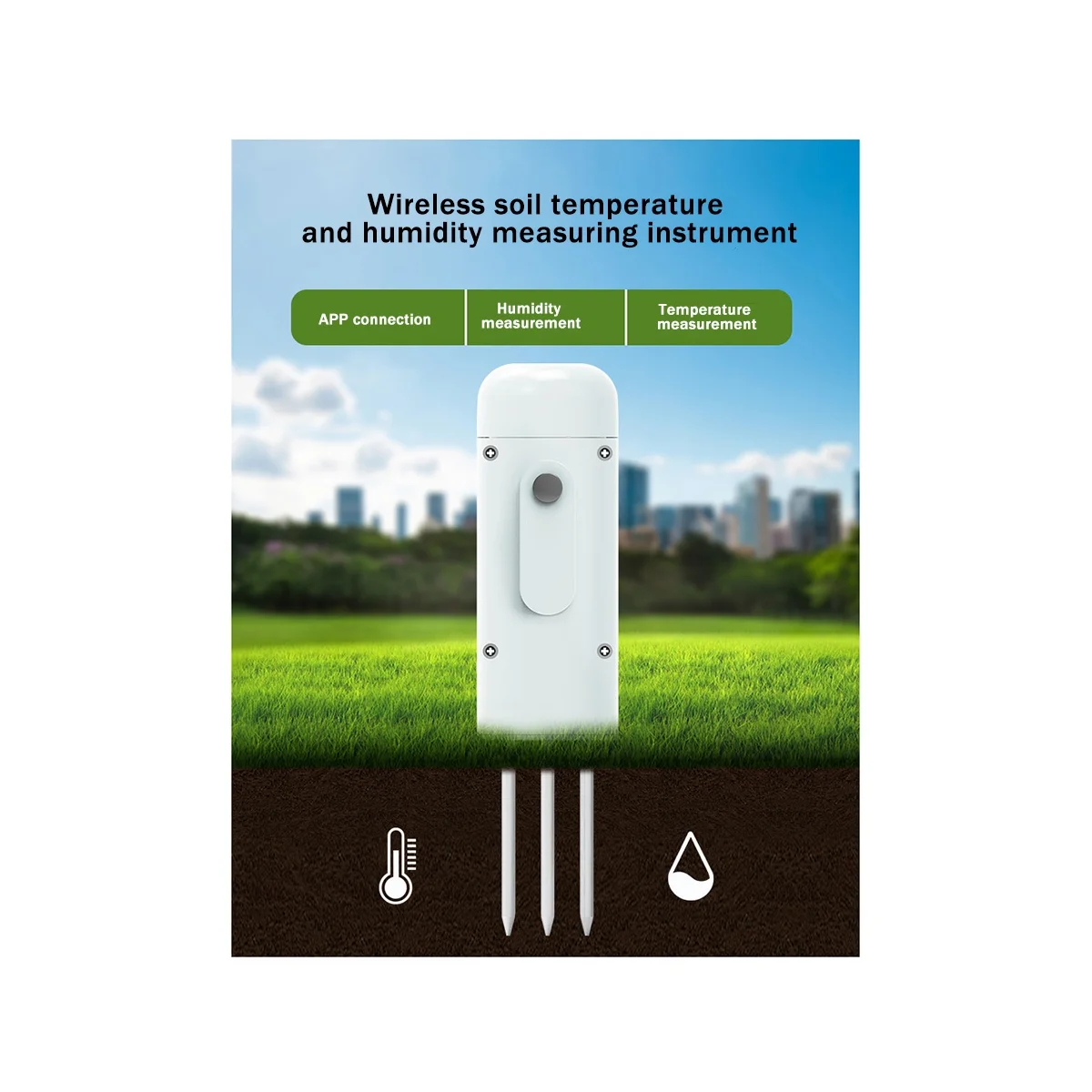 Беспроводной измеритель влажности почвы, прибор для измерения ...