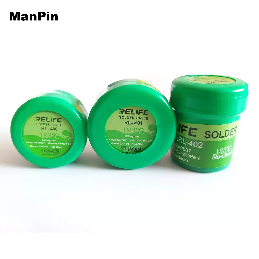 

Soldering Paste Flux Solder Tin Sn63/Pb67 PCB Circuit Board SMT BGA Welding Mobile Phone Computer Repair RL-400 401 402 403