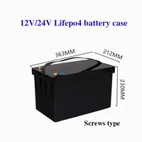 12v 24v lifepo4 battery case 50ah 80ah 100ah 120150ah lifepo4 batteri plastic box rv solar cells case diy lifepo4 batteri box
