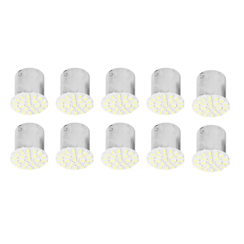 

10 x T20 BA15S 382 P21W 1156 22 SMD LED 1.4W Car Turn Tail Side Signal Light Bulb 12V White