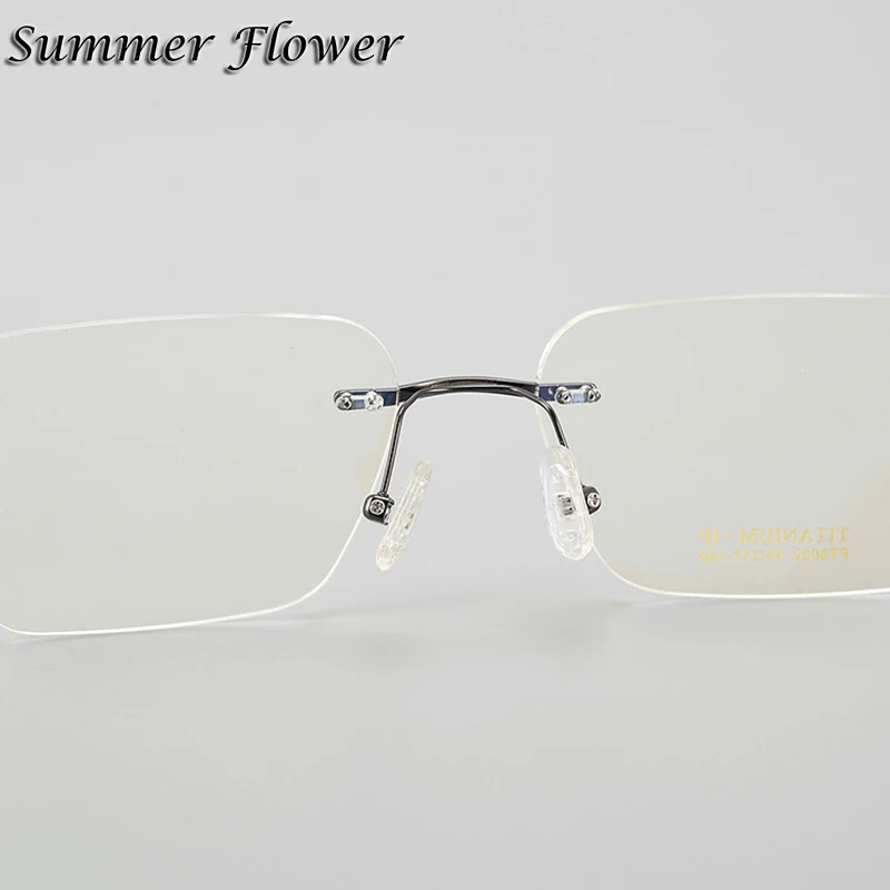 Очки высшего качества мужские очки без оправы оптические на заказ линзы по