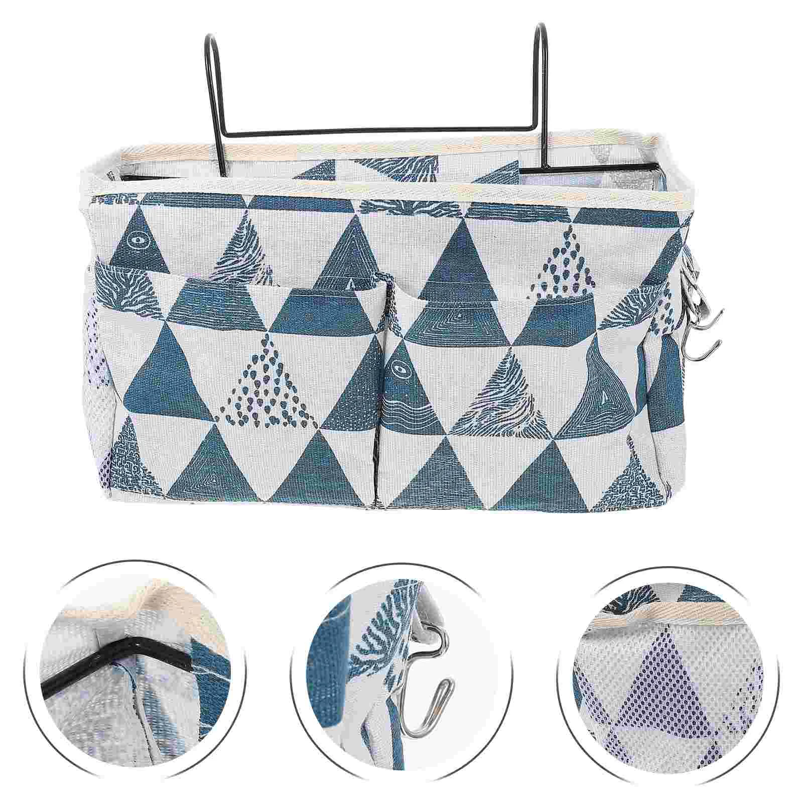 

Practical Hanging Storage Pouch Portable Bedside Bag Dorm Hanging Basket
