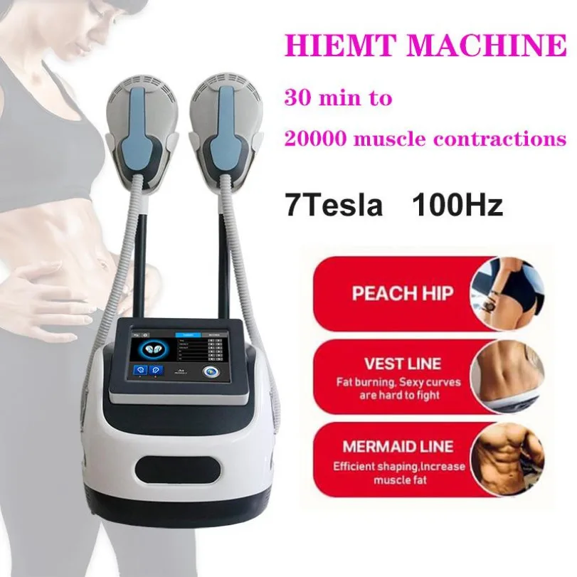 

2 Handles Emshif Device Body Shape Slimming Machine 2 Year Warranty Stimulate Muscles Equipment