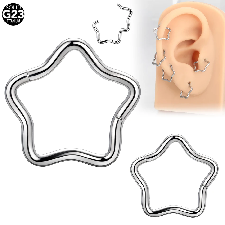 Кольцо для пирсинга из титана G23 | AliExpress