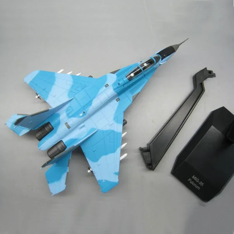 Новинка 2024 Лидер продаж домашний декор литье под давлением 1/100 MIG-35 Fulcrum F Fighter