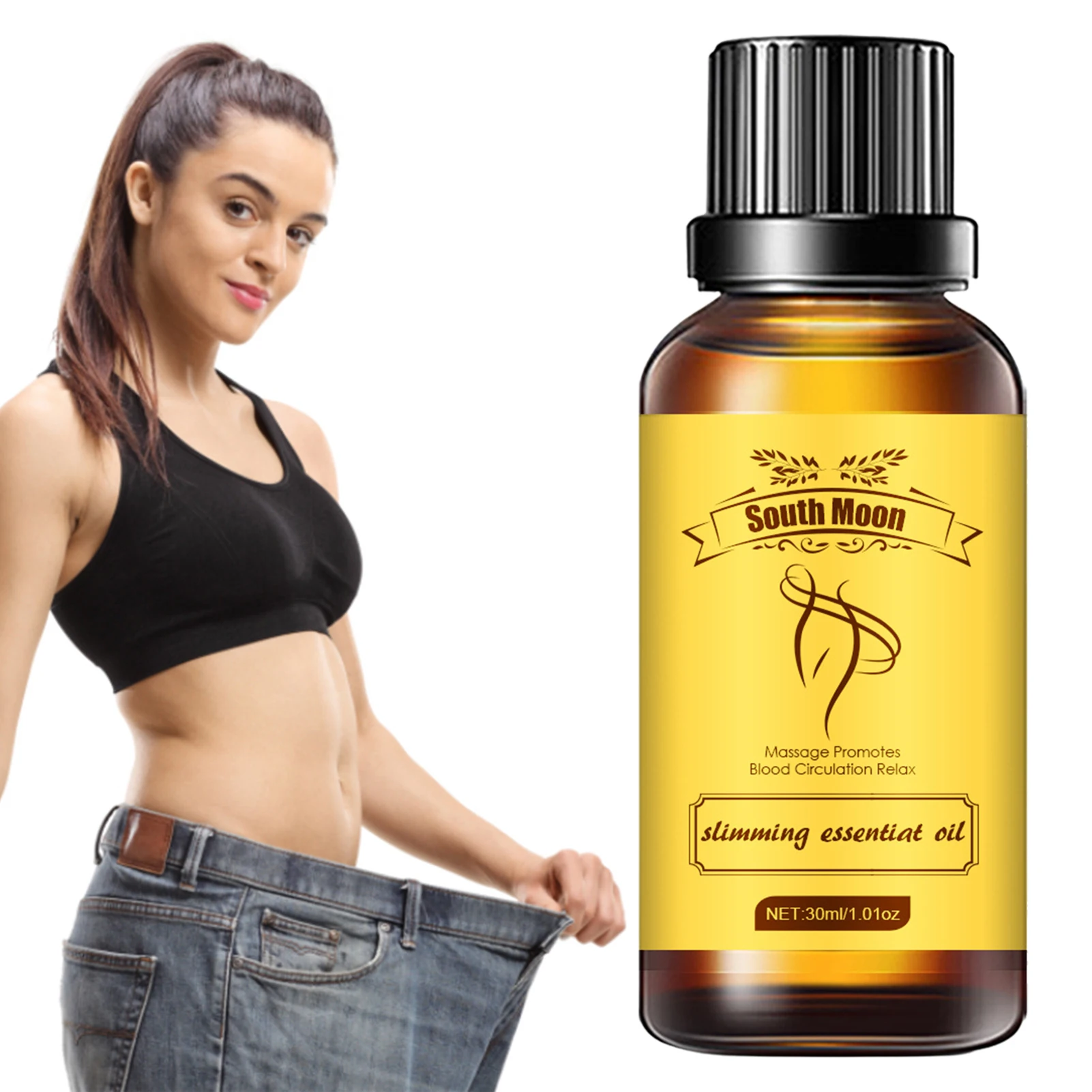 

3pcs Ginger Oil For Lymphatic Drainage Belly Off Slimming Massage Oil Body Massage Ginger Oil For Swelling Skin Firming And