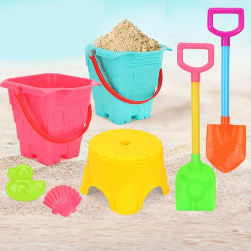 Пляжная игрушка для игр с песком детей от 3 до 8 лет форма замка из песка в