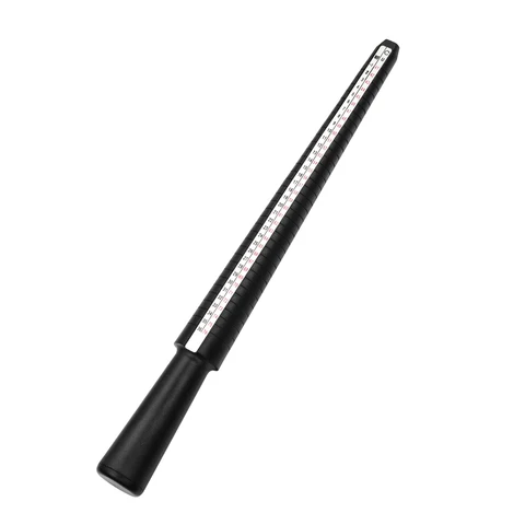 1PCS Ferramentas profissionais de jóias Ring Mandrel Stick Bedlege Ring Sizer Medição do Reino Unido/US Tamanho para Jóias DIY Conjuntos de ferramentas de tamanho de jóias