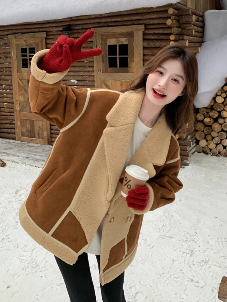 Женская зимняя утолщенная верхняя одежда из меха Maillard с воротником-стойкой новый