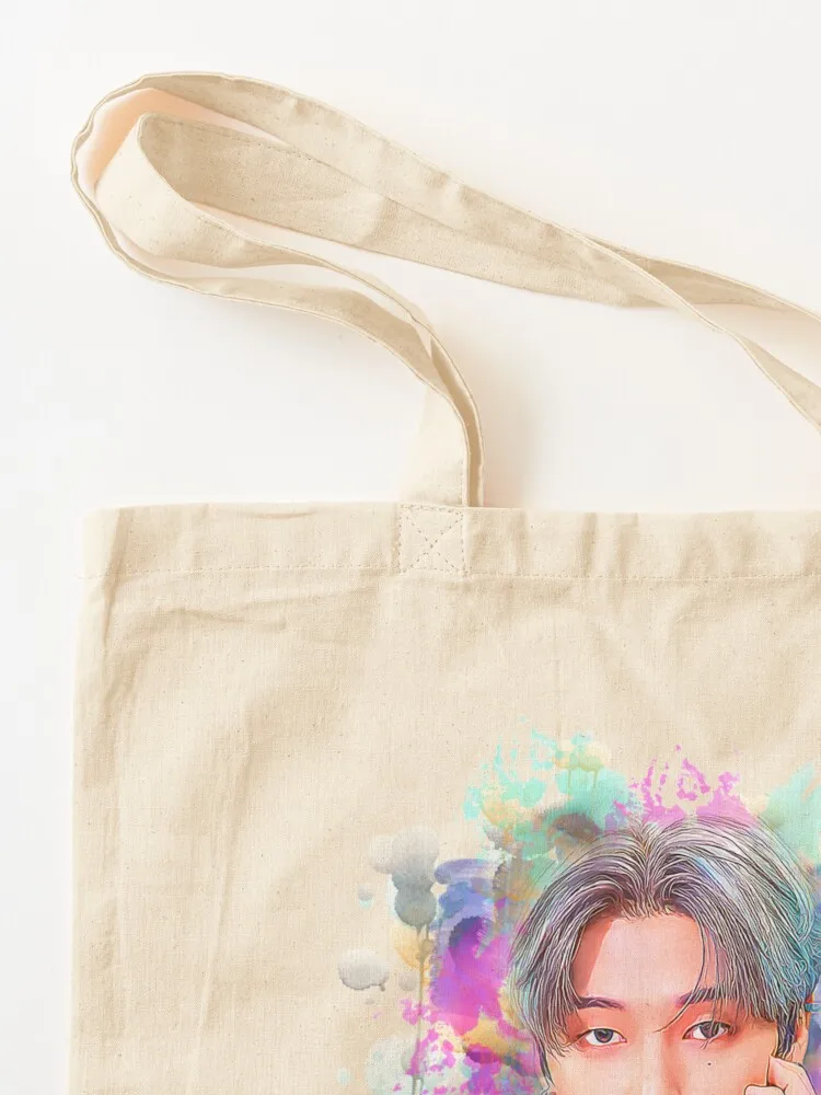 Ateez Woo Young DejaVu красочная художественная большая сумка холщовые сумки-тоут женская