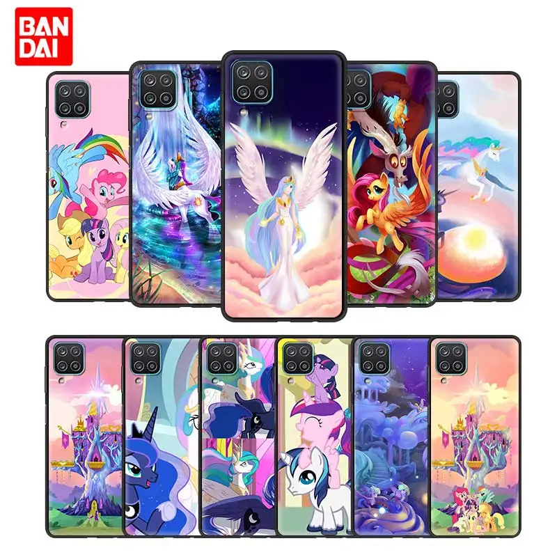 

My Little Pony Case for Samsung Galaxy A12 A02 A02s A21s A22 A32 A51 A52 A72 4G 5G Cover Silicone Cell Black