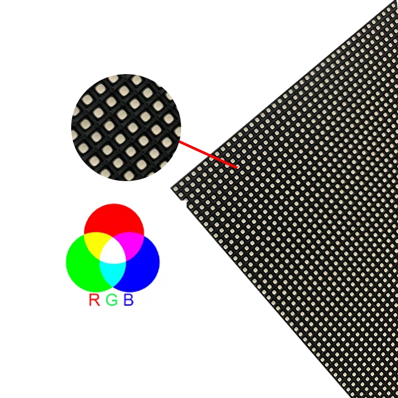 Фото P2.5 Светодиодная полноцветная уличная матричная панель RGB 320x160 мм 128x64 пикселей Водонепроницаемый модуль SMD1415 Световой дисплей Программируемое видео №4