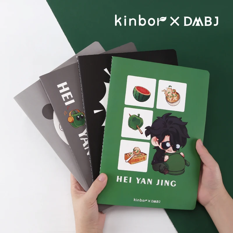 

Kinbor X DMBJ 4Pcs/Set Nobebook B5 A5 Cartoon блокнот Agenda Planner Diary 2022 Notepad For Student Writing Kawaii Stationery