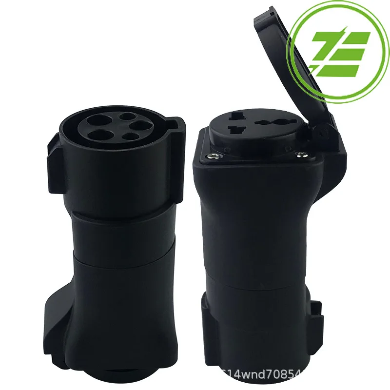 EV бытовой разъем зарядного устройства 16 А 220 В Универсальный переходник с двойной