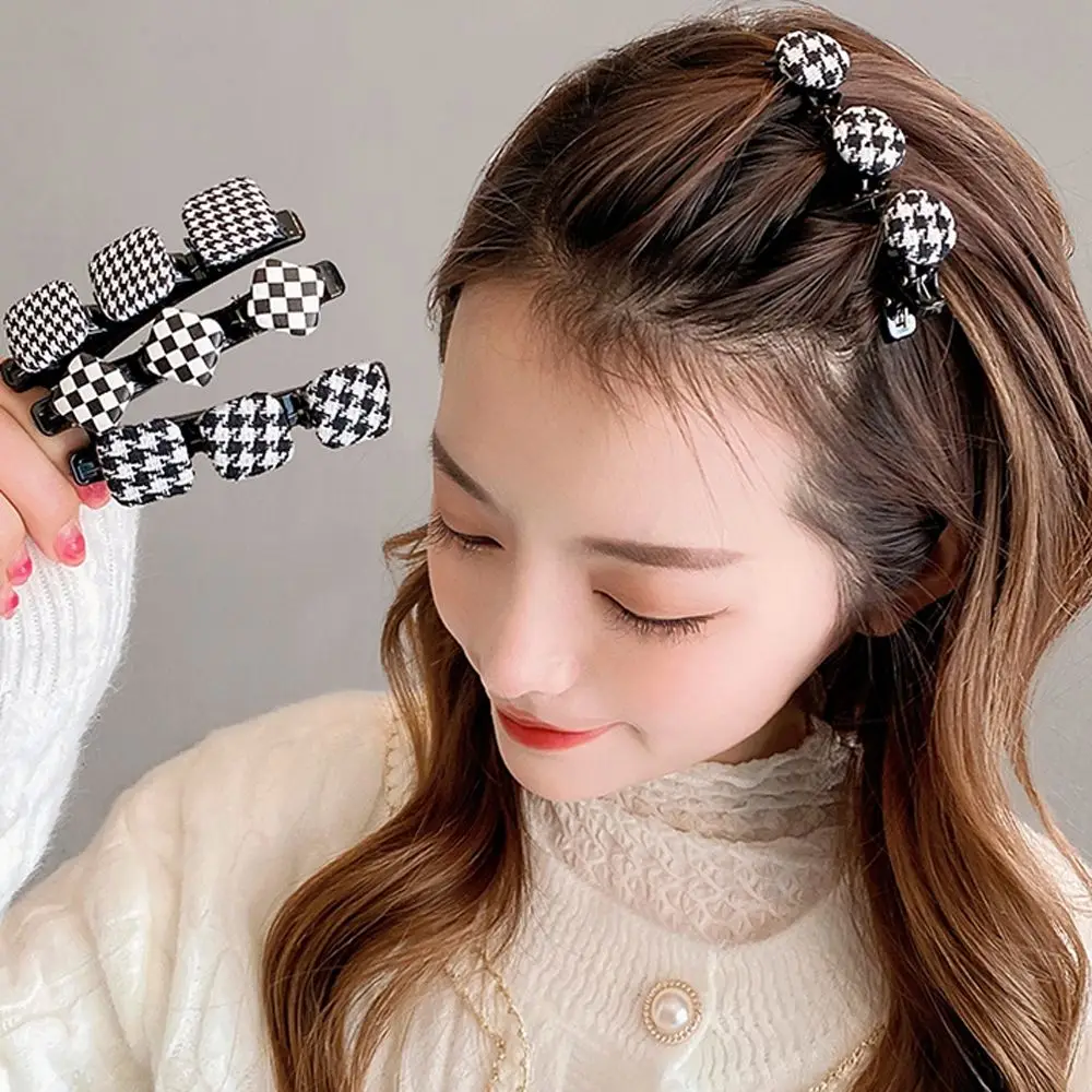 

Милая плетеная заколка для волос «гусиные лапки», Милая женская заколка для волос, модная заколка для волос в Корейском стиле