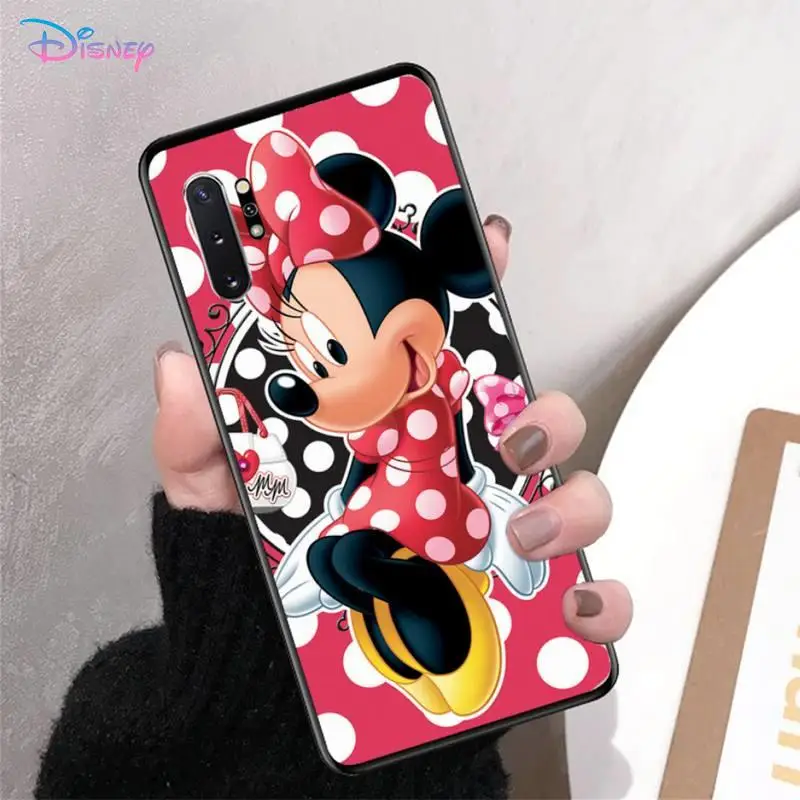 Чехол для телефона Disney Minnie Samsung Note 5 7 8 9 10 20 pro plus lite ultra A21 12 72 |