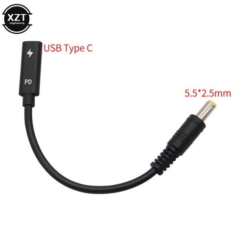 WYMECT Адаптер USB Type C на DC 5.5*2.5