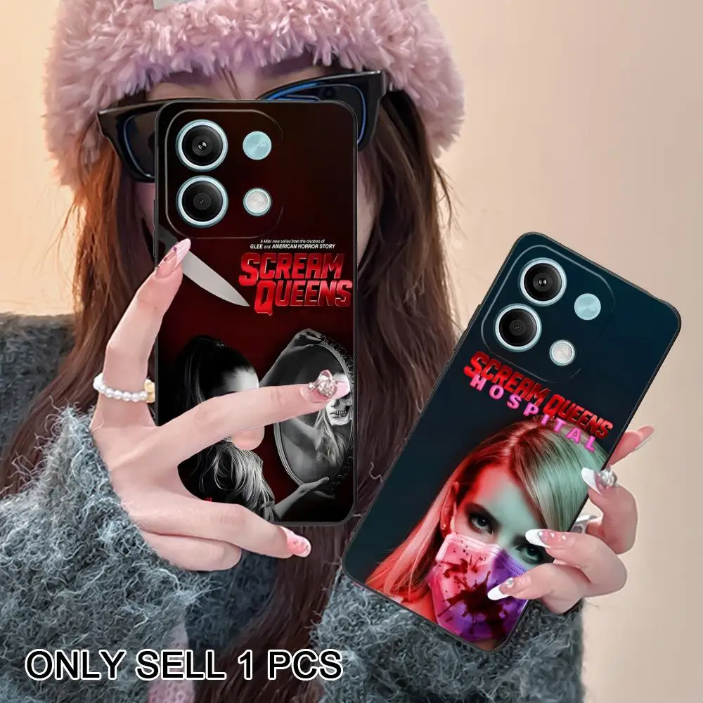 Фото Чехол для телефона Scream Queens для Xiaomi Redmi 15 14 13 12 A7 5 3 2 1 C Plus 4G 5G, мягкий противоударный чехол из ТПУ №5